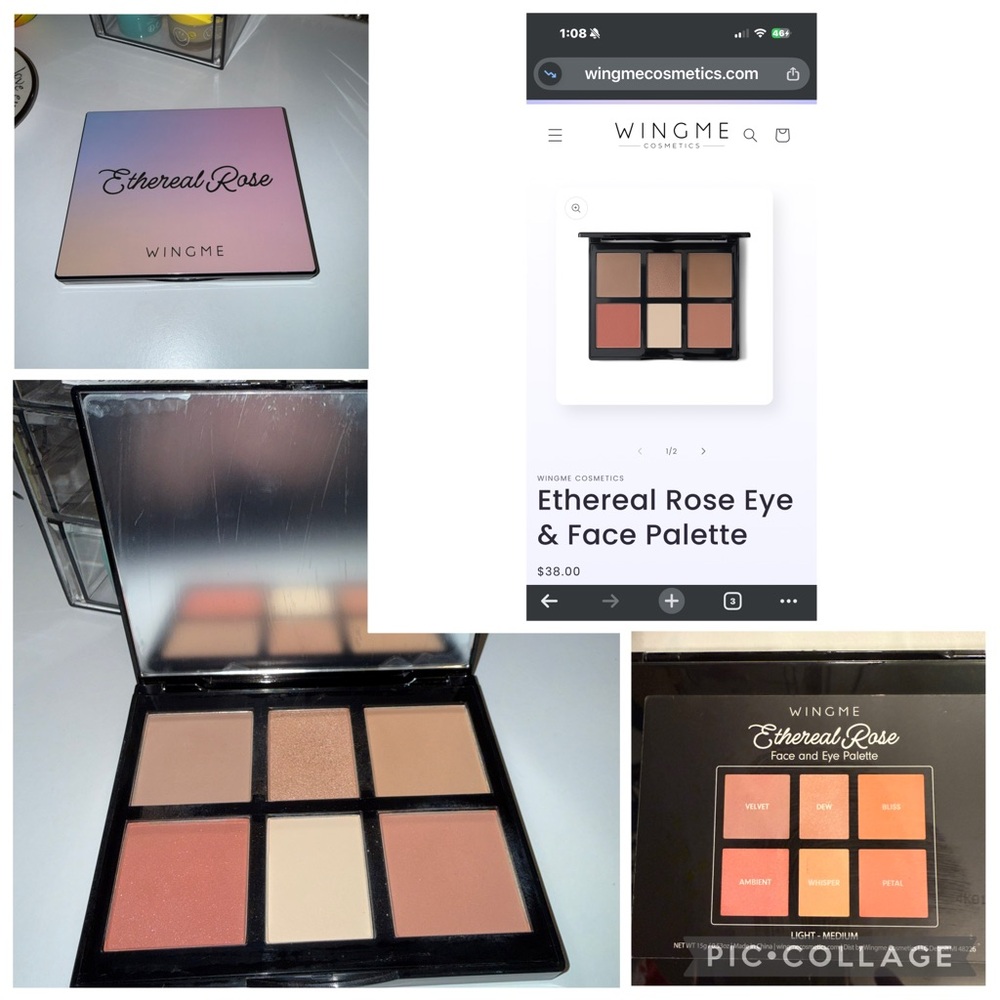 Ethereal Rose Eye & Face Palette - Neutral Shades